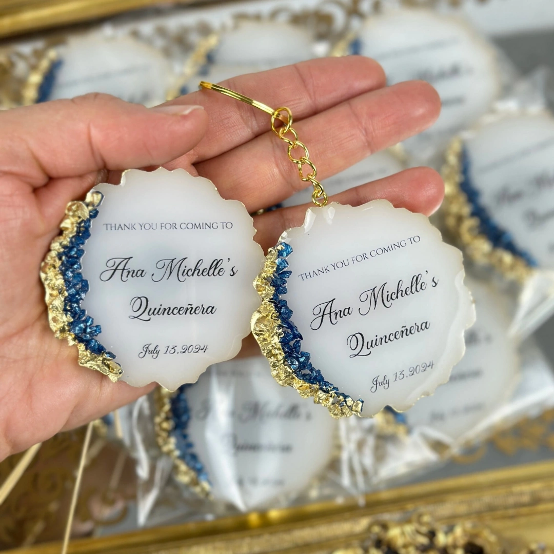 Kişiye Özel Taşlı Epoksi Magnet – 20 Adet Kutulu/Kutusuz Seçenekli