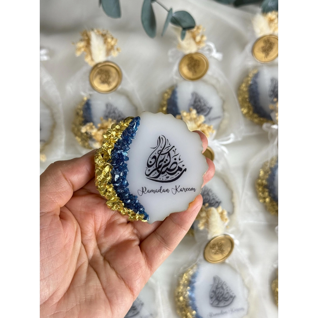 Keseli Mühürlü Ramazan Kareem Epoksi Magnet – 20 Adet