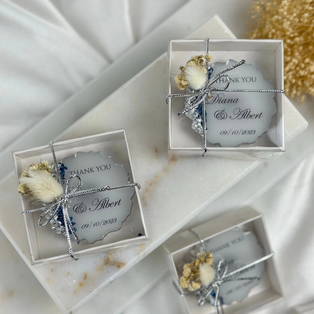 Kişiye Özel Kutulu Epoksi Magnet – 20’li Şık Hediyelik Set