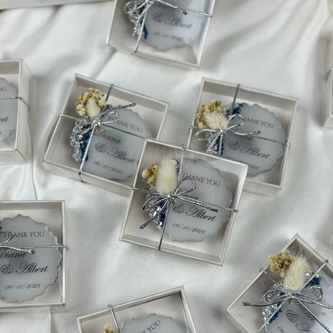 Kişiye Özel Kutulu Epoksi Magnet – 20’li Şık Hediyelik Set