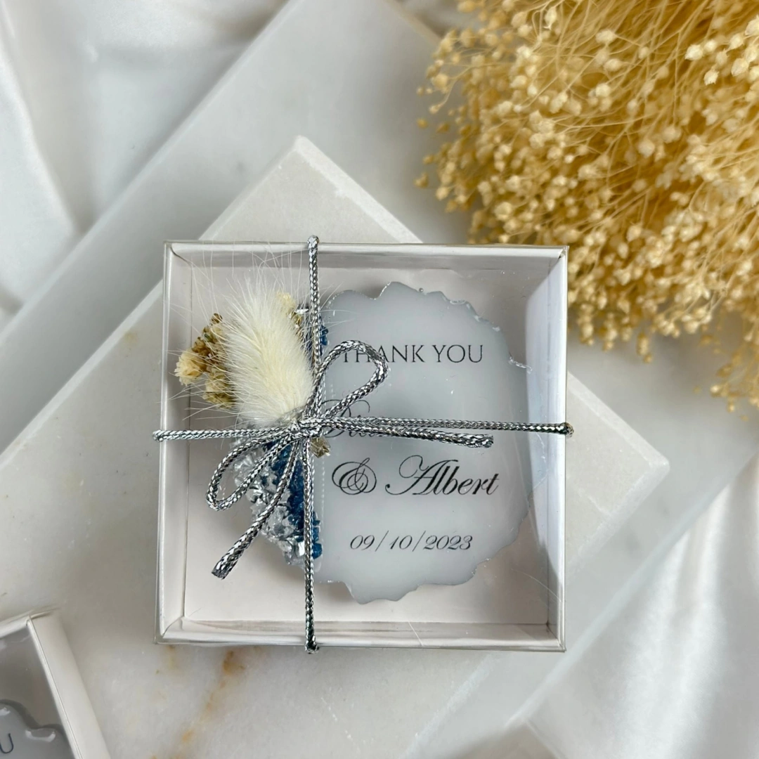 Kişiye Özel Kutulu Epoksi Magnet – 20’li Şık Hediyelik Set