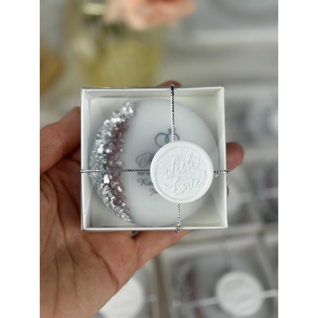 Kutulu Mühürlü Epoksi Magnet – 20 Adet Kişiselleştirilebilir Taşlı Mıknatıs