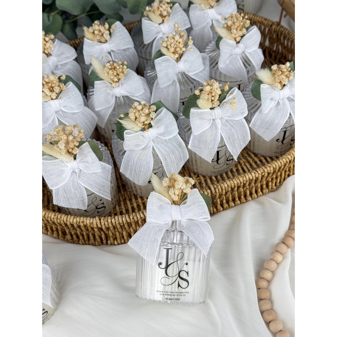 Kişiselleştirilmiş Okaliptüs Mum – 20 Adet