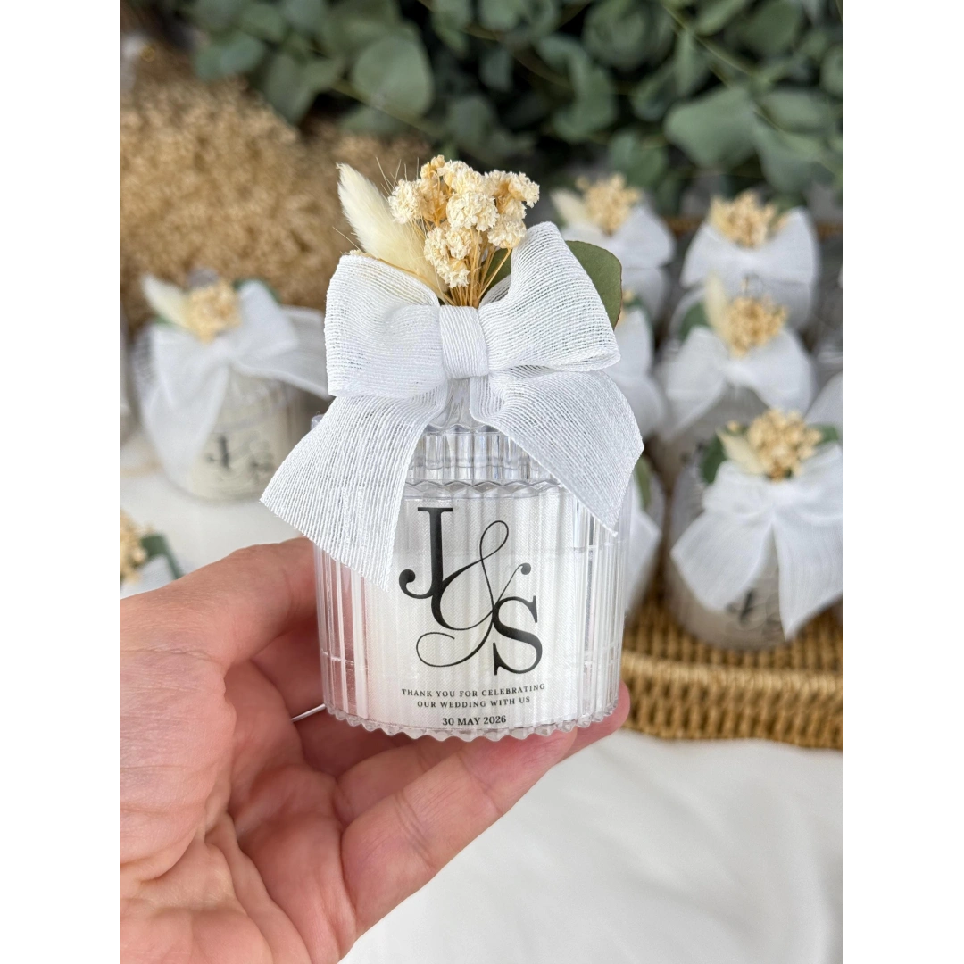 Kişiselleştirilmiş Okaliptüs Mum – 20 Adet