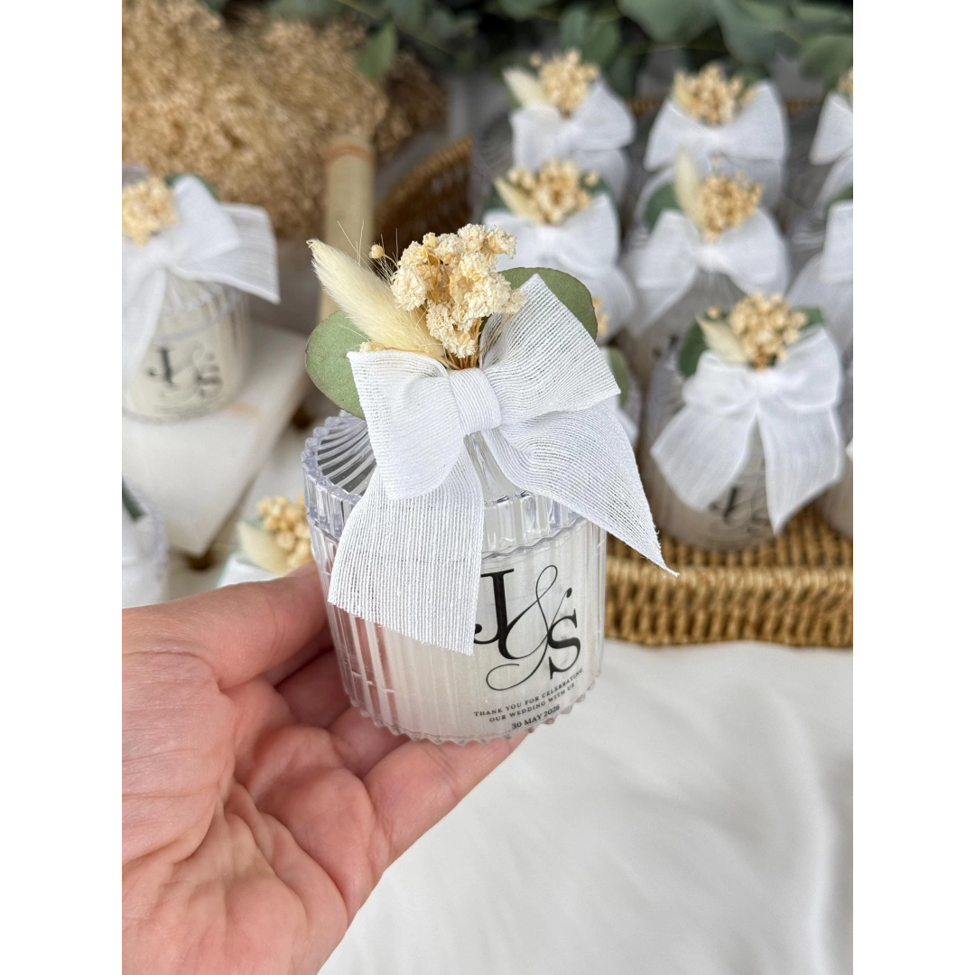 Kişiselleştirilmiş Okaliptüs Mum – 20 Adet