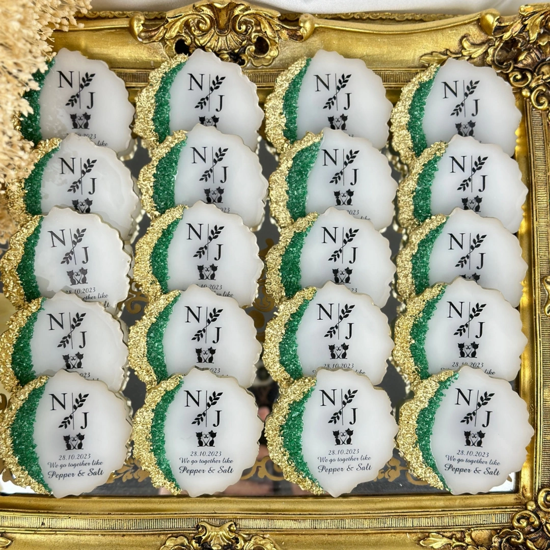 Kişiselleştirilebilir Taşlı Epoksi Magnet – 20 Adet