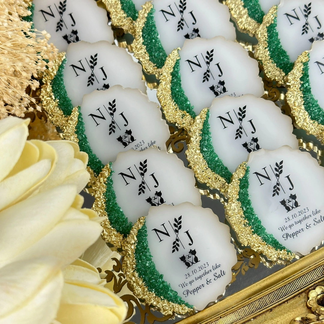 Kişiselleştirilebilir Taşlı Epoksi Magnet – 20 Adet