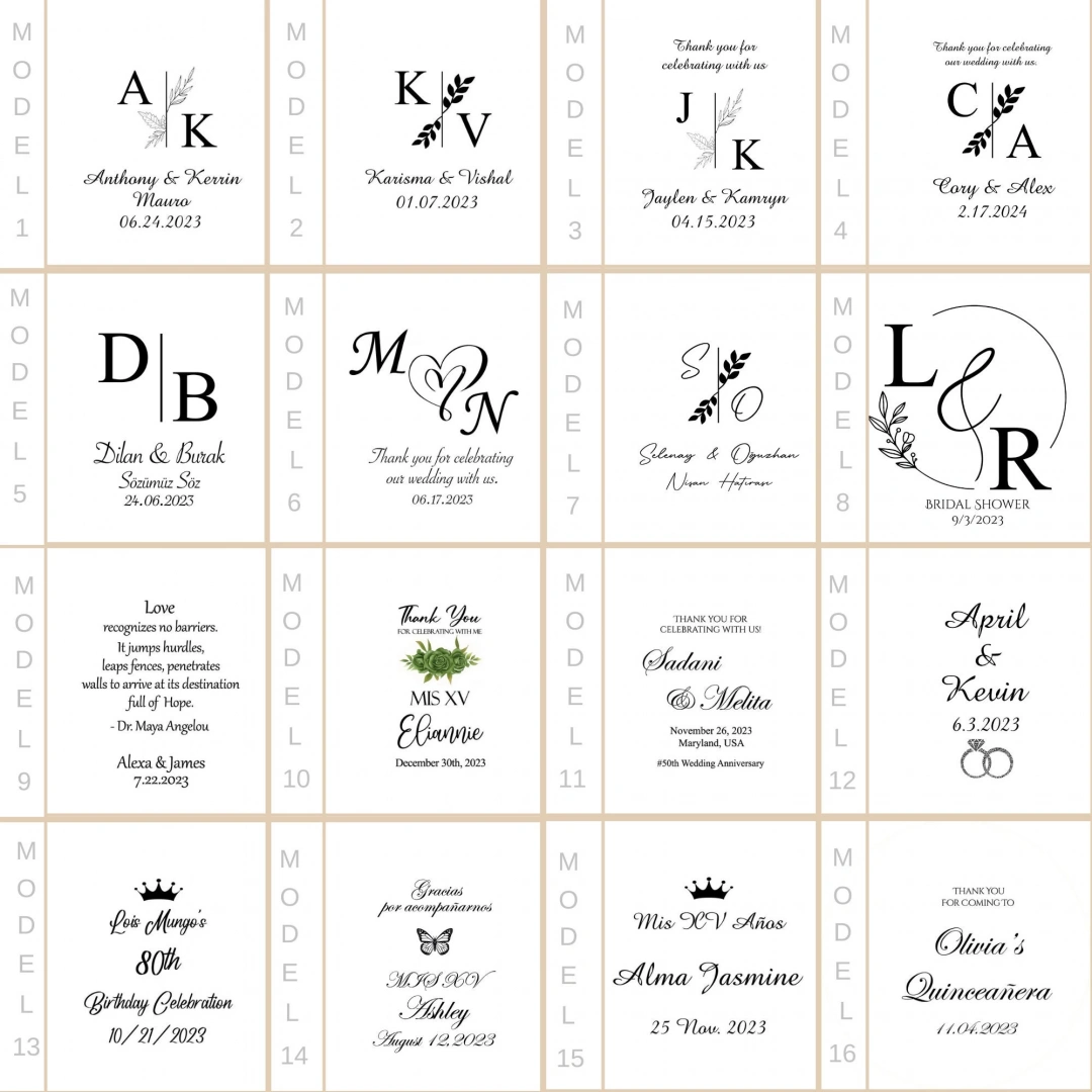 Kişiselleştirilmiş Taşlı Epoksi Magnet Seti – 20 Adet Zarif Hediyelik