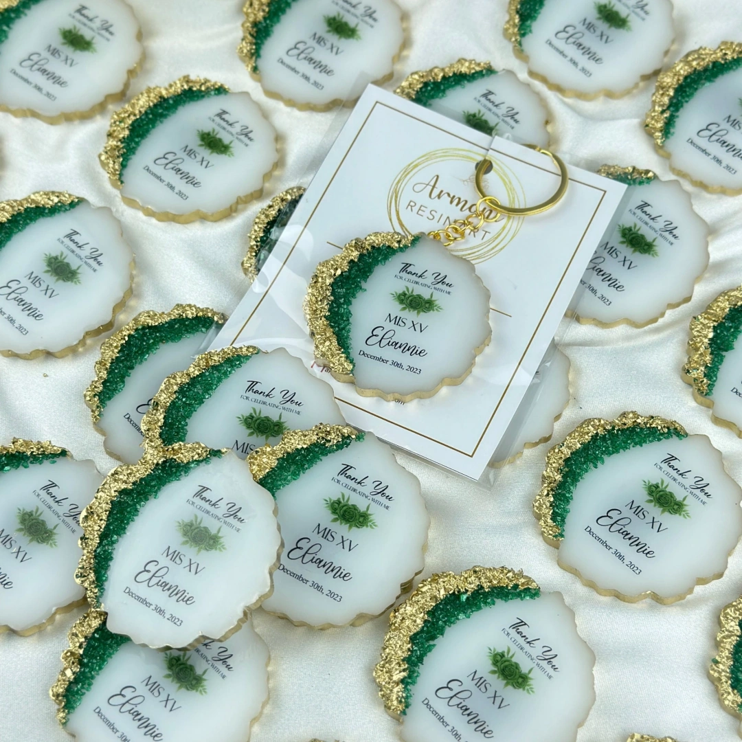 Kişiselleştirilmiş Taşlı Epoksi Magnet Seti – 20 Adet Zarif Hediyelik