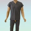 Erkek Likralı Scrubs Takım Antrasit