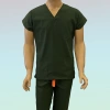 Erkek Likralı Scrubs Takım Haki Yeşil