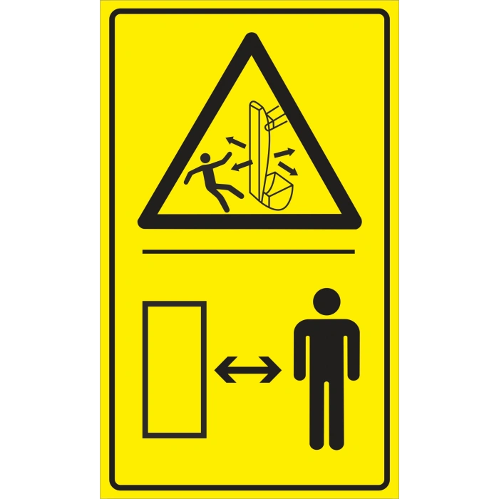 Çarpma Tehlikesi Etiketi