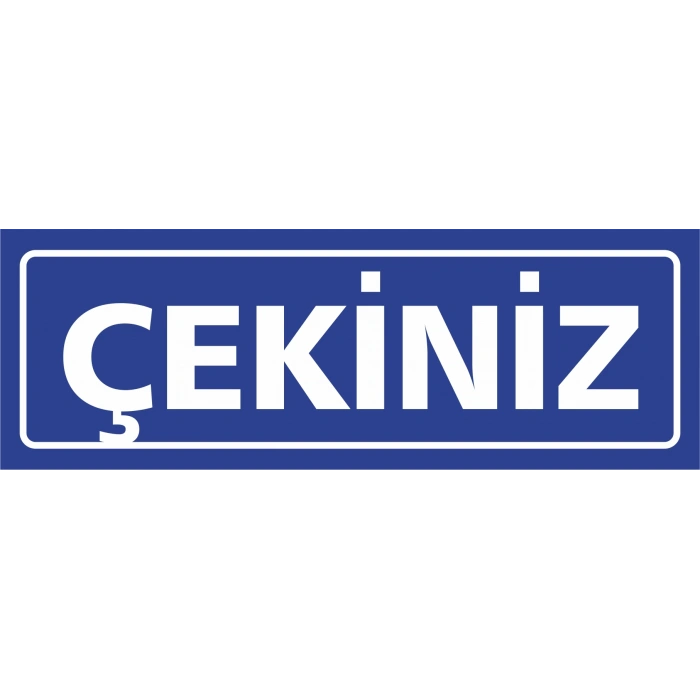 Kapı Etiketi (ÇEKİNİZ)