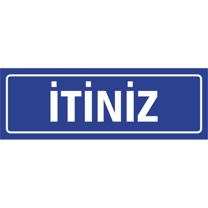 Kapı Etiketi (İTİNİZ)