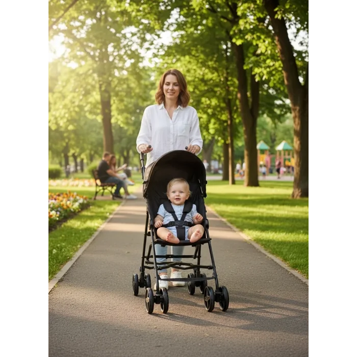 MOJE SİMPLE BASTON BEBEK ARABASI/GRİ