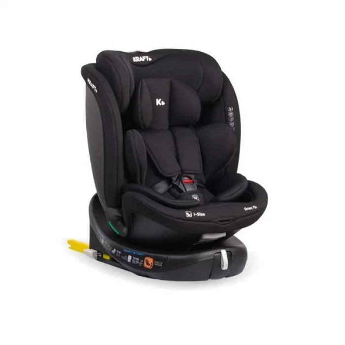 KRAFT GROVY FİX İ-SİZE 0-36 KG SİYAH OTO KOLUĞU 360
