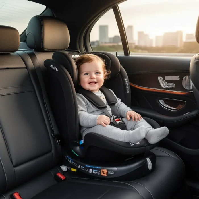 KRAFT GROVY FİX İ-SİZE 0-36 KG SİYAH OTO KOLUĞU 360