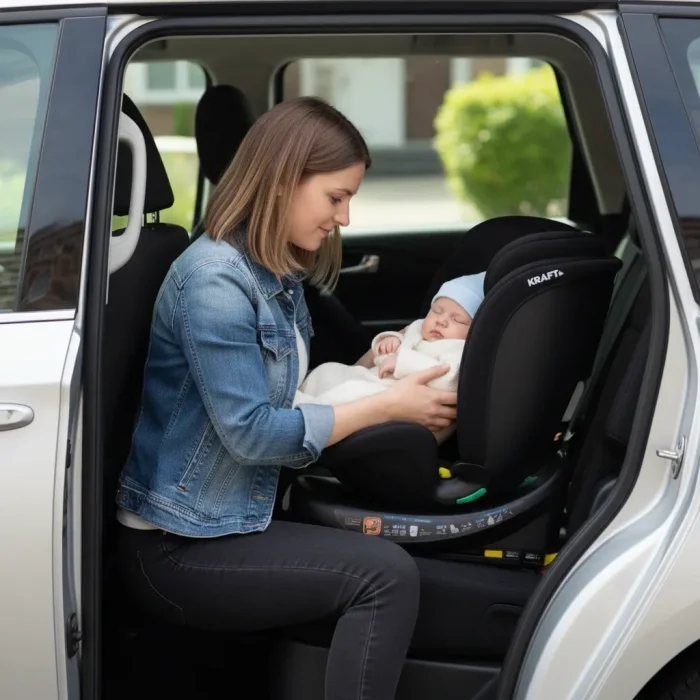 KRAFT GROVY FİX İ-SİZE 0-36 KG SİYAH OTO KOLUĞU 360