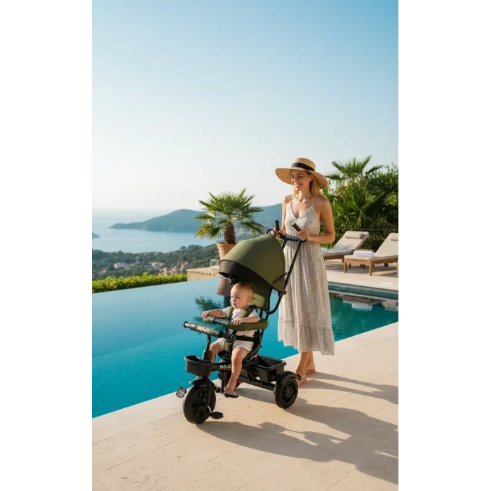 Moje Style 3 Tekerlekli Çocuk Bisikleti Haki