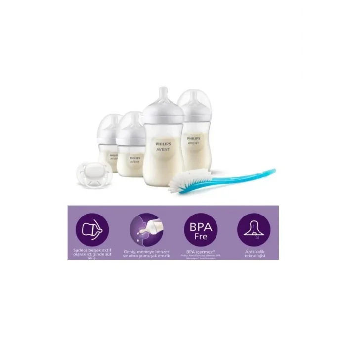 AVENT SCD838/11 AVENT DOĞAL TEPKİLİ HOŞGELDİN BEBEK HEDİYE SETİ