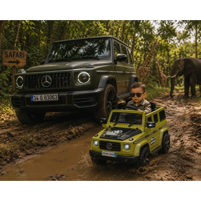 BABY 2 GO  SAFARİ12 VOLT 7 AMP UZAKTAN KUMANDALI ULTRA LÜX AKÜLÜ ARABA