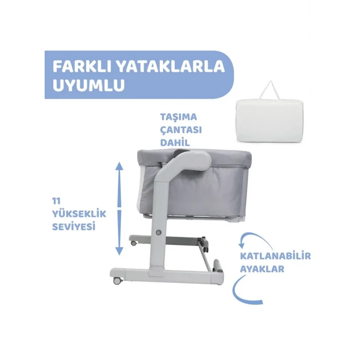 CHICCO NEXT2ME MAGIC EVO GREY MIST