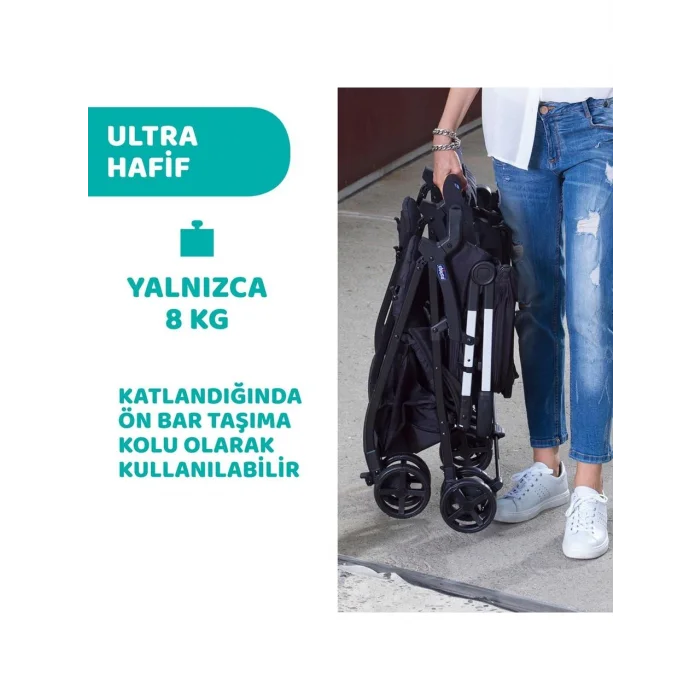 Chicco Ohlala 2 Silver Cat Twin Ultra Hafif Ikiz Bebek Arabası