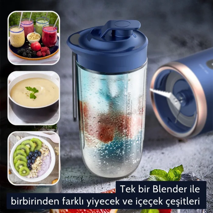 DEERMA BLENDER DEM-NU6 PORTATİF ŞARJLI KİŞİSEL
