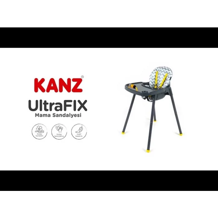 Kanz Ultrafix Mama Sandalyesi Gri