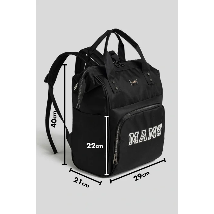 MAMS DORA ANNE BEBEK ÇANTASI/SİYAH