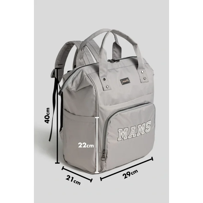 MAMS DORA ANNE BEBEK ÇANTASI/GRİ
