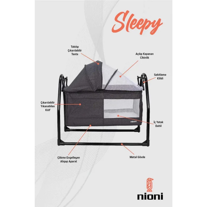 NİONİ SLEEPY FÜME BEŞİK