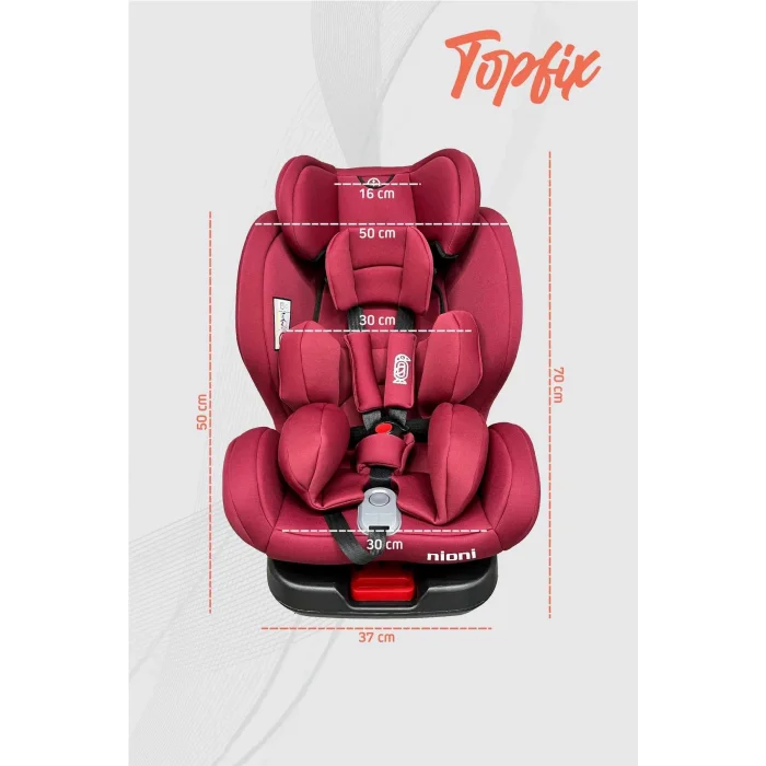 NİONİ TOPFİX BORDO 0-36 OTO KOLTUĞU