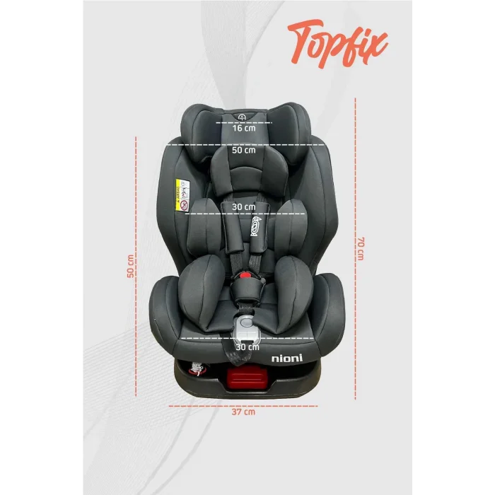 NİONİ TOPFİX GRİ 0-36 OTO KOLTUĞU