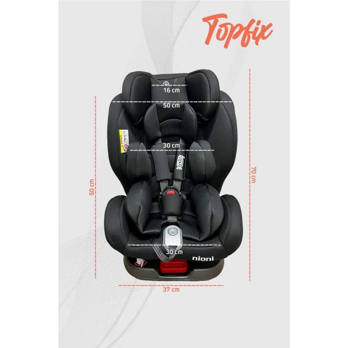 NİONİ TOPFİX SİYAH 0-36 OTO KOLTUĞU