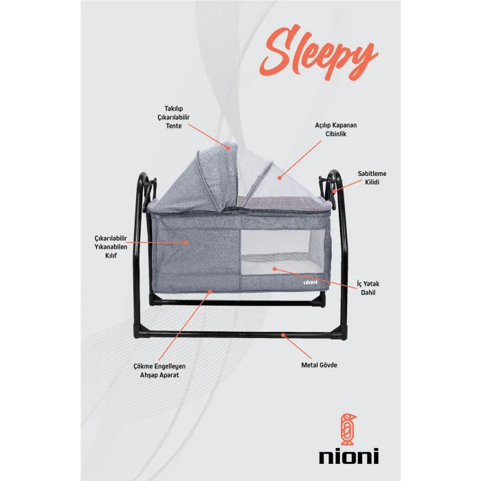 Sleepy Sallanan Beşik İç Yatak Dahil