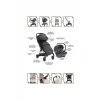 EXPO TRAVEL SİSTEM BEBEK ARABASI BLACK SILVER