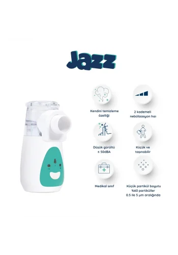 JAZZ TAŞINABİLİR ULTRASONİK MESH NEBULİZATÖR