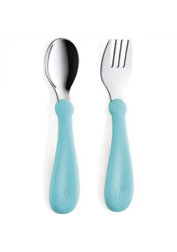 BABYJEM 522 TURKUAZ ÇELİK ÇATAL KAŞIK SETİ
