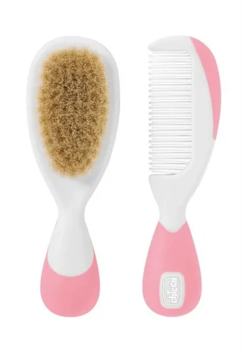 CHICCO PEMBE FIRÇA VE TARAK SETİ