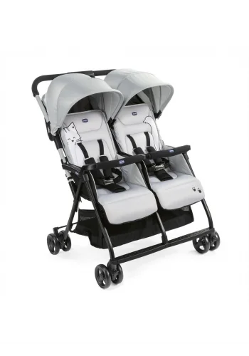 Chicco Ohlala 2 Silver Cat Twin Ultra Hafif Ikiz Bebek Arabası