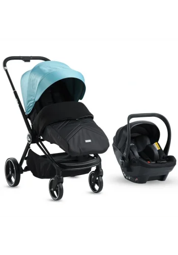 KRAFT MILA( MİKA) TRAVEL SİSTEM BEBEK ARABASI/BLACK GREEN