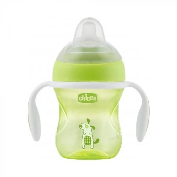 CHİCCO YEŞİL KÖPEK 4 AY+YUMUŞAK UÇLU GEÇİŞ BARDAĞI