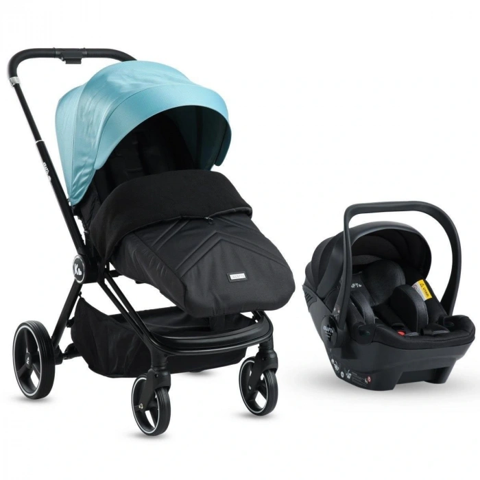 KRAFT MILA( MİKA) TRAVEL SİSTEM BEBEK ARABASI/BLACK GREEN
