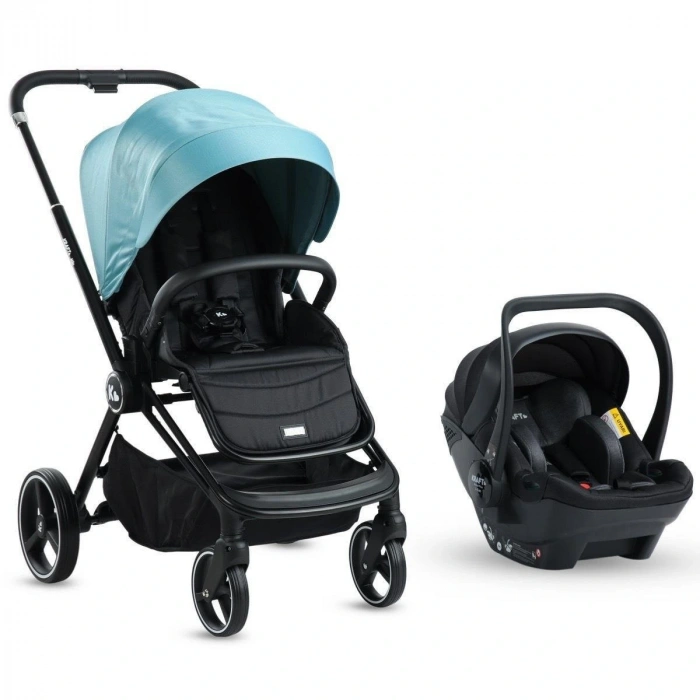 KRAFT MILA( MİKA) TRAVEL SİSTEM BEBEK ARABASI/BLACK GREEN