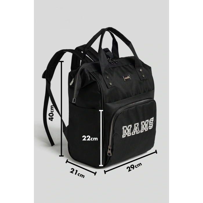MAMS DORA ANNE BEBEK ÇANTASI/SİYAH