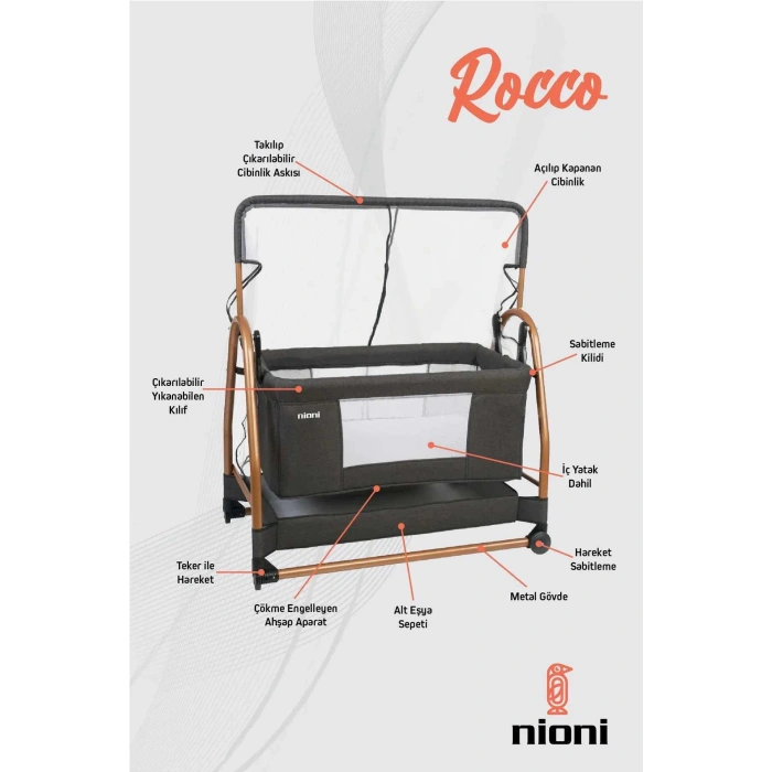 NİONİ ROCCO FÜME BEŞİK