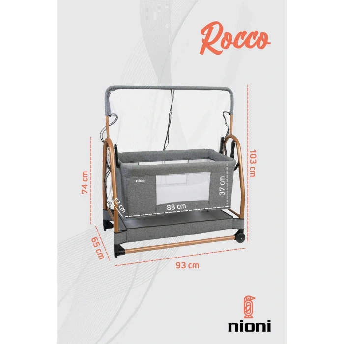 NİONİ ROCCO GRİ BEŞİK