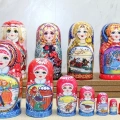 10lu Ahşap Matruşka Seti Alk4389