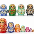 10lu Ahşap Matruşka Seti Alk5380